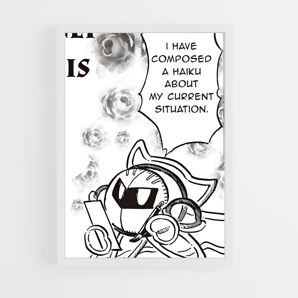 Poster Meta Catdream – affiche Kirby (vue 3)